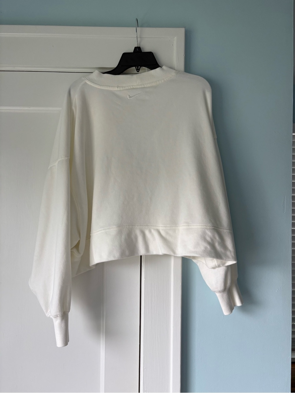 Nike Sportswear Over-Oversized Fleece Cardigan Sail White FZ4735-133 - Picture 4 of 7